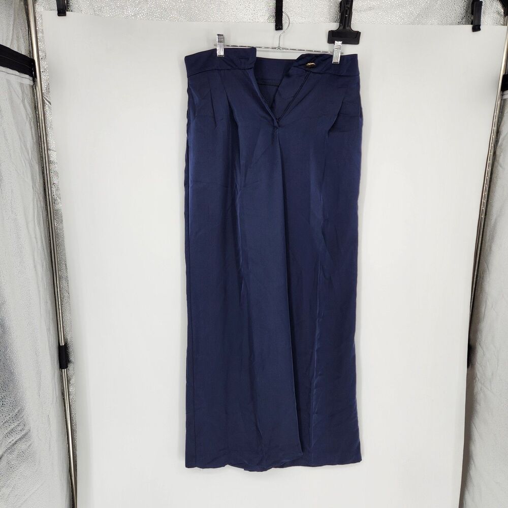 Zara Women's Medium Flowy Satin Effect Pants NWT